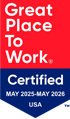 Great Place To Work-Certified™ in 2025